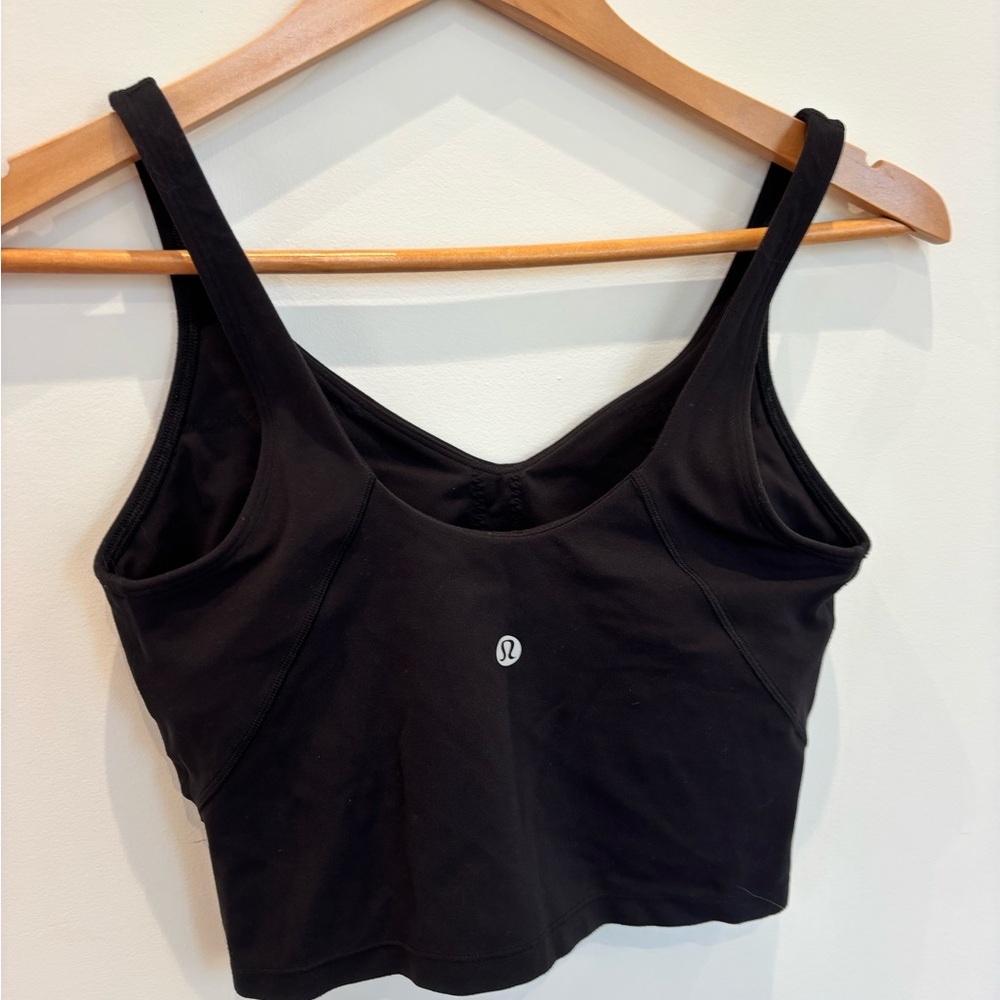 Lululemon Black Crop Tank